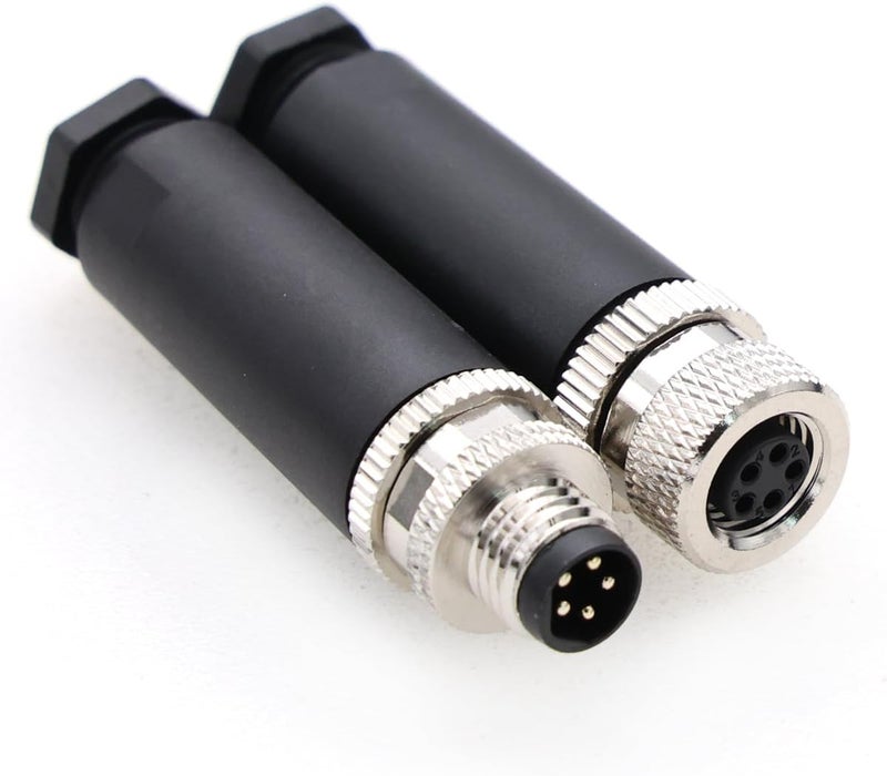 Eonvic M8 5 Pin Male & Female B Code Plug Industrial Circular Sensor Connector Aviation 8mm Waterproof IP67 Connector - Image 3